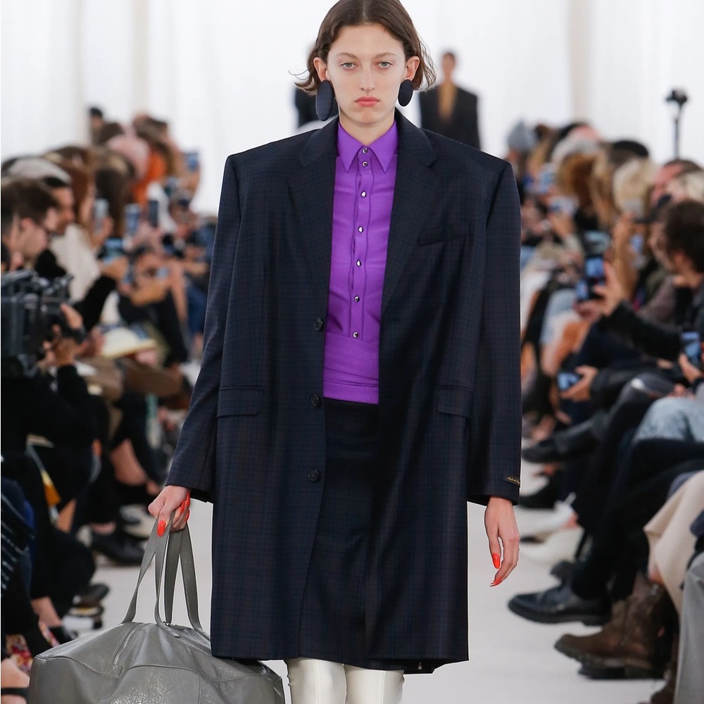 Purple Balenciaga SS17 Button Down